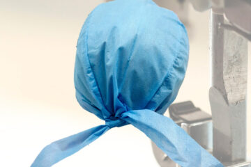 gorro en el quirófano